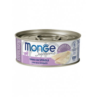 Monge Supreme Cat Sterilised Tonno con Spigola 80gr