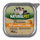 Naturalpet Premium Dog Adult All breeds paté ricco in pollo con zucca 150gr image number 0
