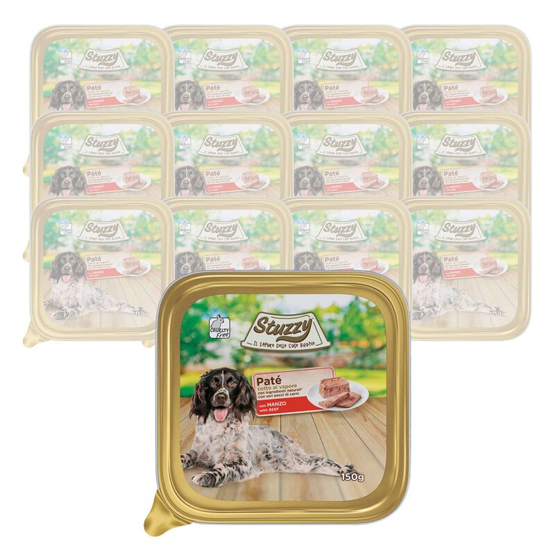 Stuzzy Dog Pat&eacute; con Manzo 150 gr