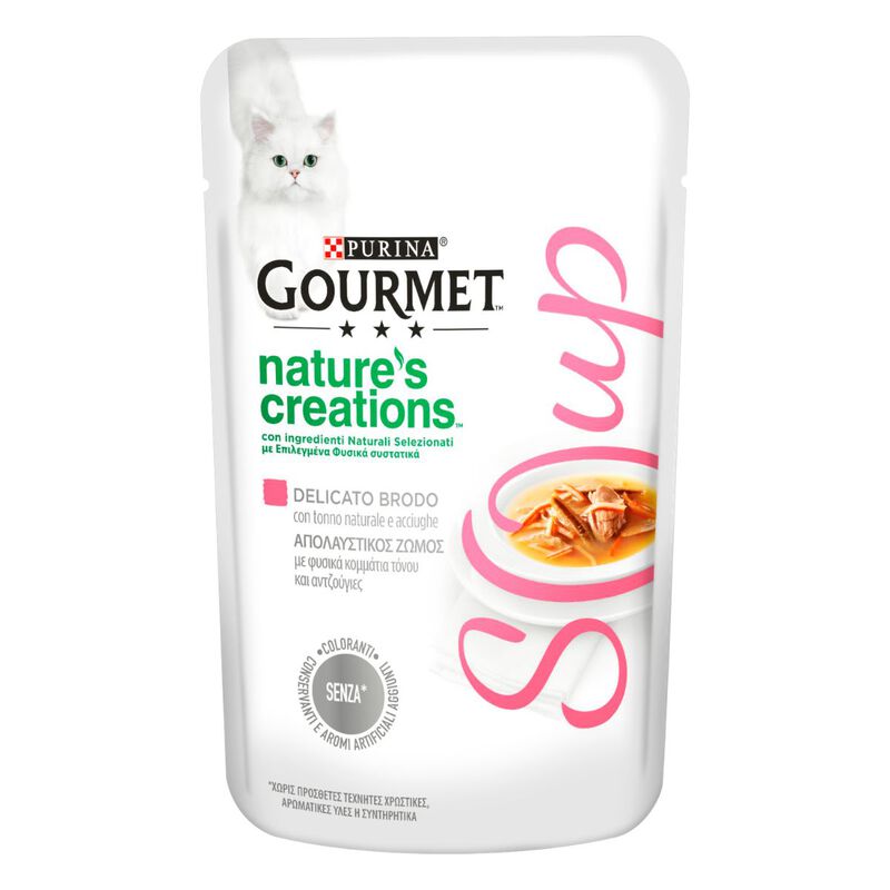 Gourmet Nature's Creation Soup Cat Adult Tonno&Acciughe 40 gr