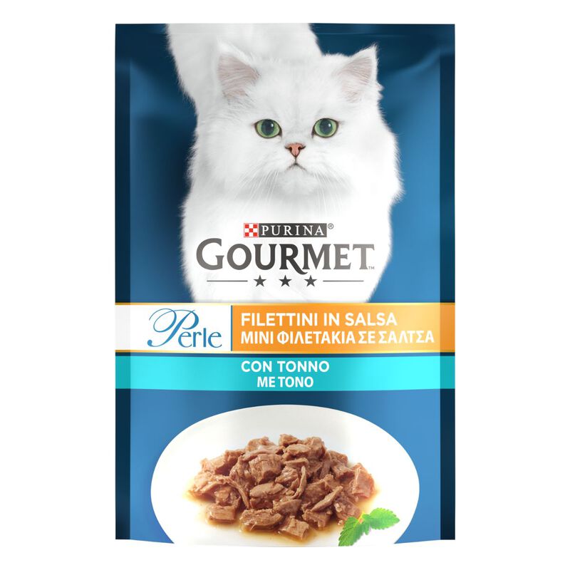 Gourmet Perle Cat Adult Filettini in Salsa con Tonno 85 gr