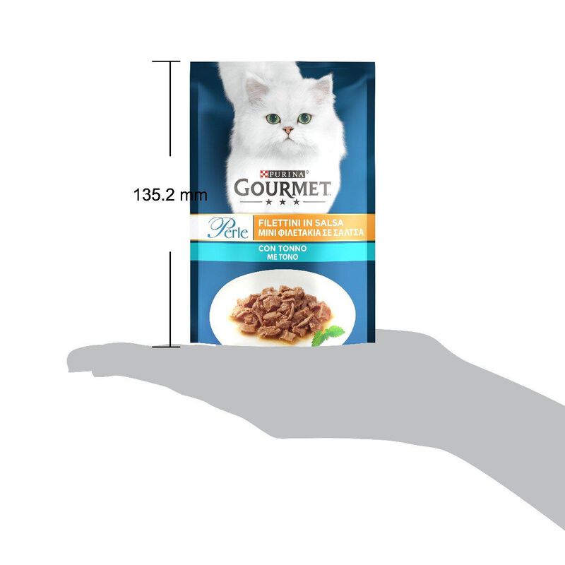 Gourmet Perle Cat Adult Filettini in Salsa con Tonno 85 gr
