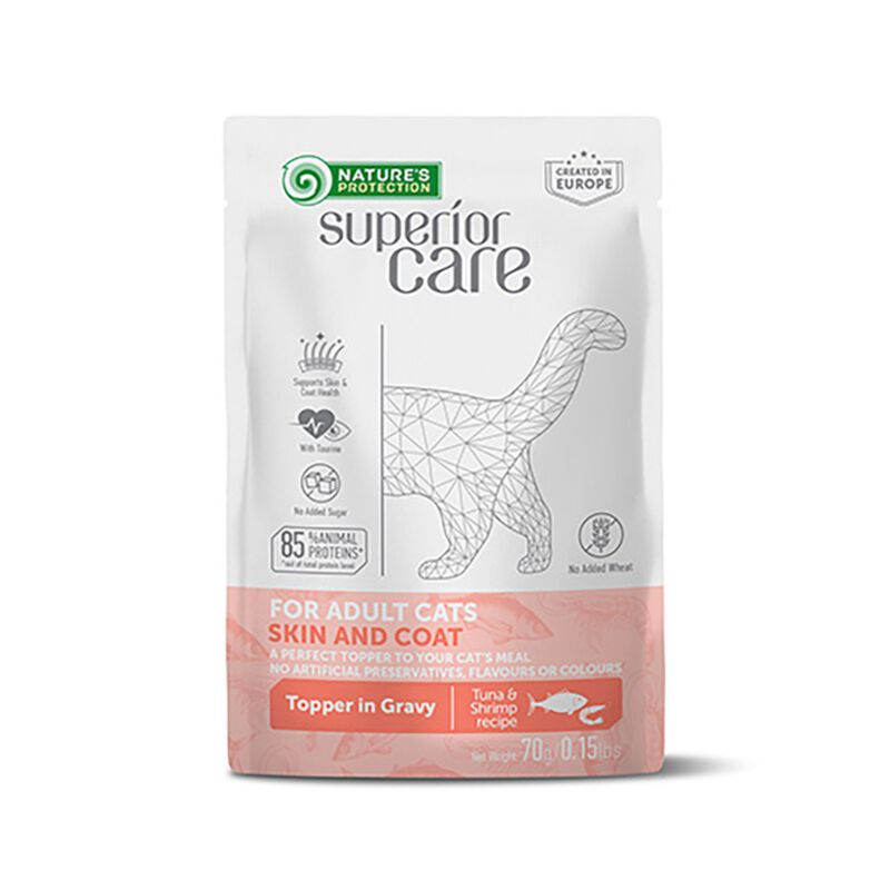 Nature's Protection Superior Care Cat Skin Tonno e Gamberetti 70 gr