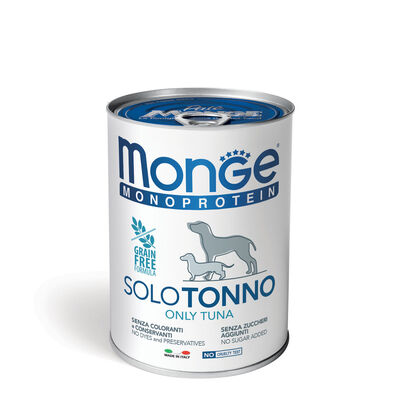 Monge Monoprotein Dog Adult Grain Free Solo Tonno 400 gr