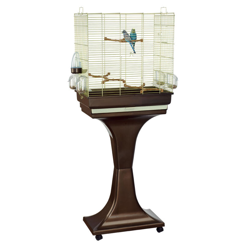 Gabbia Per Uccelli Imac 47x29x45cm - Bianca - Stabile E Spaziosa - Per Canarini, Cocorite - Foto 6