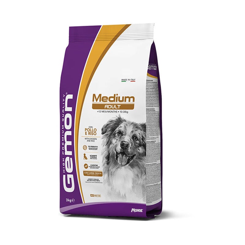 Gemon Dog Adult Medium Pollo e riso 3kg