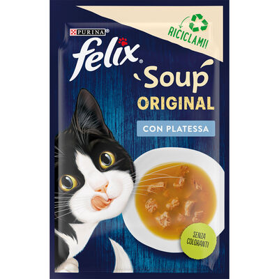 Felix Soup Cat Adult Platessa 48 gr