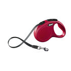 Flexi Guinzaglio New Classic Small 5 mt Fettuccia Rosso image number 0