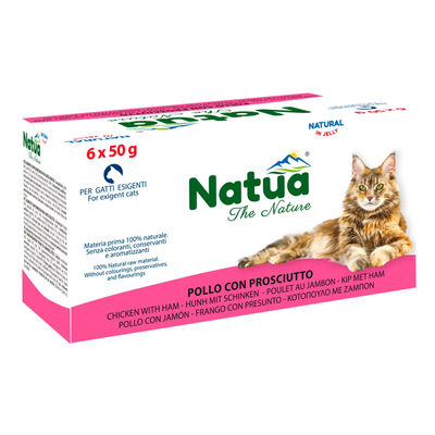 Natua Natural Classic Cat Adult Pollo con prosciutto 50x6pz