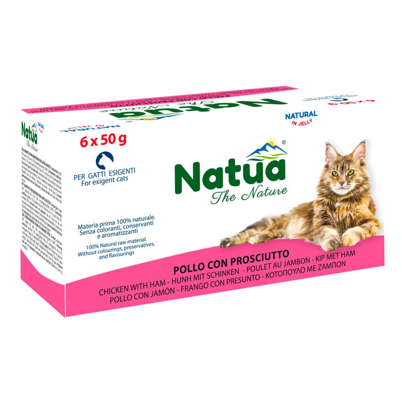 Natua Natural Classic Cat Adult Pollo con prosciutto 50x6pz
