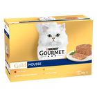Gourmet Gold Cat Adult Mousse con Manzo, Pesce dell'Oceano, Tacchino, Fegato 12x85 gr image number 0