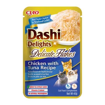 Ciao Dashi Delights Delicati Fiocchi di Pollo e Tonno in brodo Dashi 40 gr