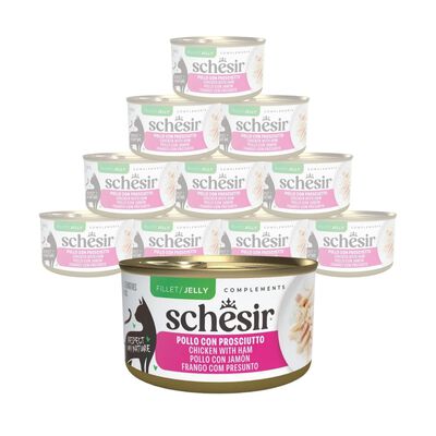 Schesir Cat Filetti Pollo con Prosciutto in Jelly 70 gr