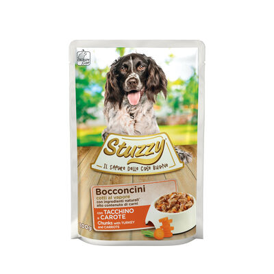 Stuzzy Dog Bocconcini con Tacchino e Carote 100 gr