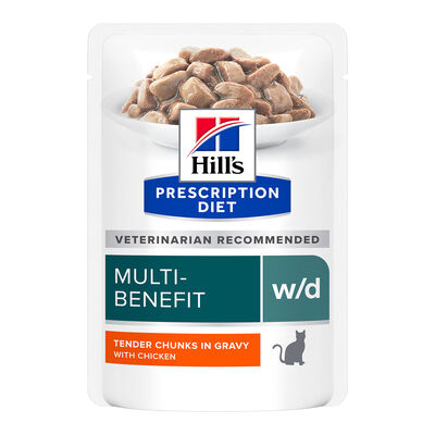 Hill's Prescprition Diet Cat Adult W/D Multi-Benefit con Pollo 85 gr