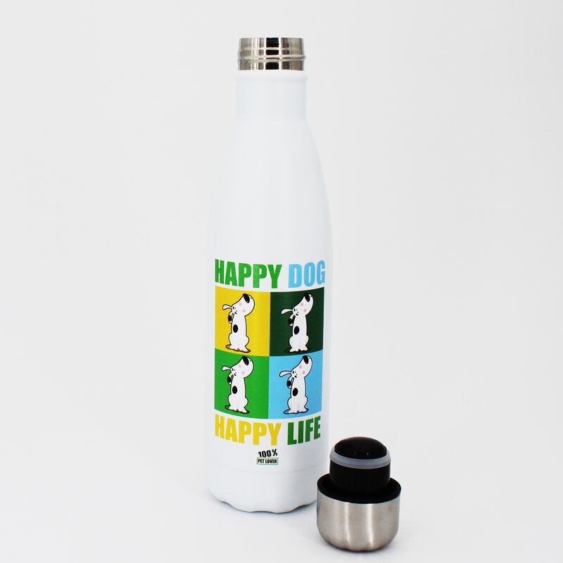 Borraccia Termica con stampa Happy Dog