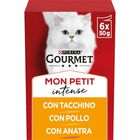 Gourmet Mon Petit Cat Adult con Anatra, Pollo e Tacchino 6 x 50 gr