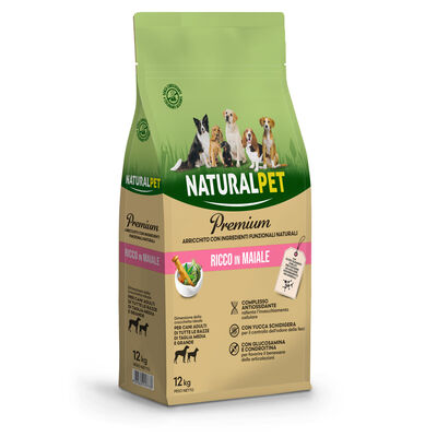 Naturalpet Premium Dog Medium/Large al Maiale 12 kg