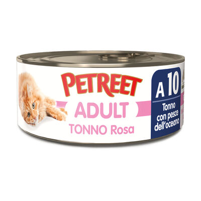 Petreet Cat Tonno rosa Tonno con pesce dell'oceano 70 gr
