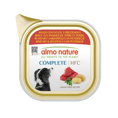 Almo Nature HFC Complete Dog Adult manzo con patate e prezzemolo 150gr