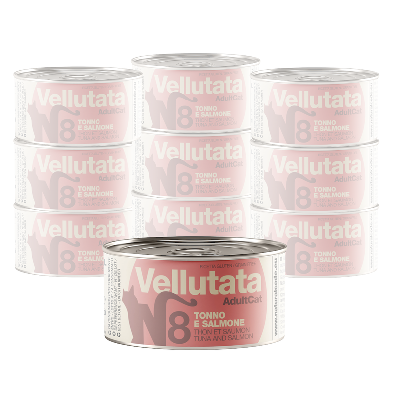 Natural Code Cat Adult Vellutata di Tonno e Salmone 85gr n.8