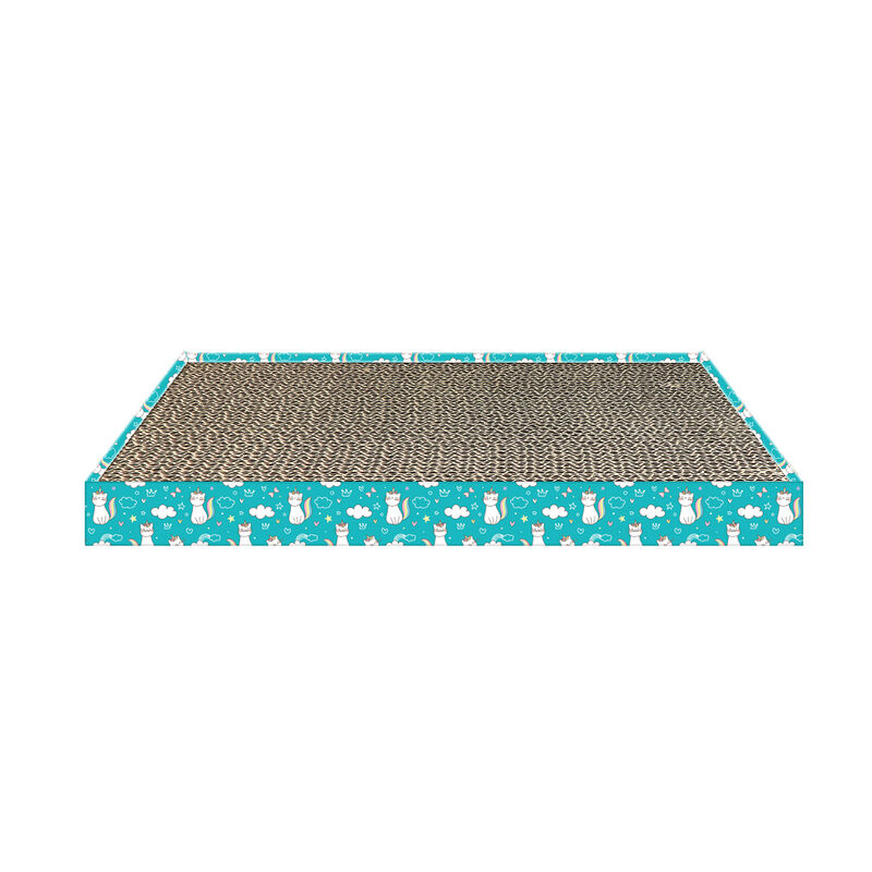 PetUp Tiragraffi in cartone con erba gatta 43x12x4 cm