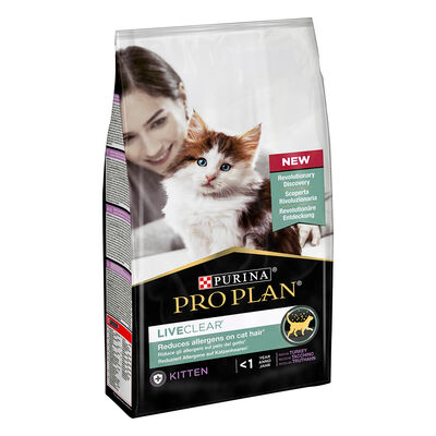 Purina Pro Plan LiveClear Cat Kitten ricco In Tacchino 1,5 kg