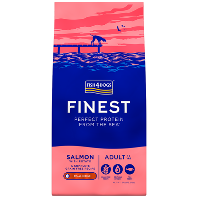 Fish4dogs Finest Dog Adult Small Salmone 6 kg