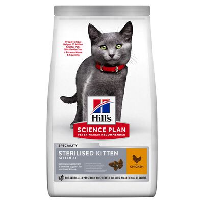 Hill's Science Plan Kitten Sterilised con Pollo 1,5 kg