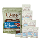 O-life Cat Adult Soup Tonnetto con alici 40gr