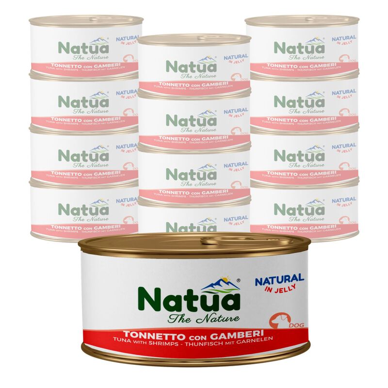 Natua Natural Dog Adult Tonnetto con gamberi in jelly 85 gr