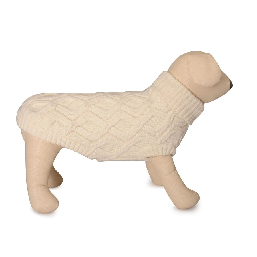 L'Isola dei Tesori Maglioncino per cani tg. 40 Beige