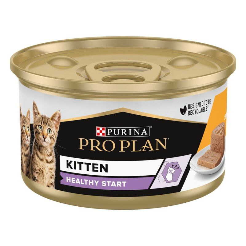 Purina Pro Plan Kitten Healthy Start Mousse con Pollo 85 gr