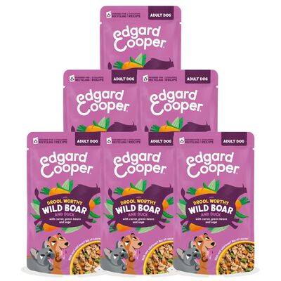 Edgard & Cooper Cibo umido per cani adulti Cinghiale a Anatra 150 gr