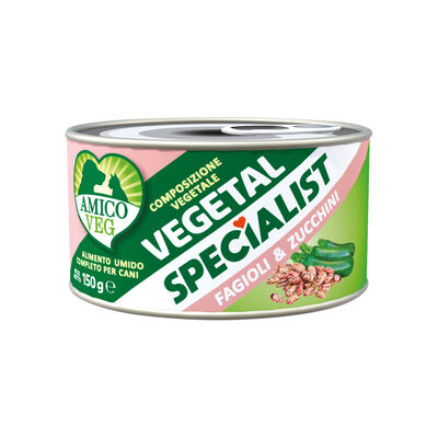 Amico Veg Dog Adult Zucchini e Fagioli 150 gr