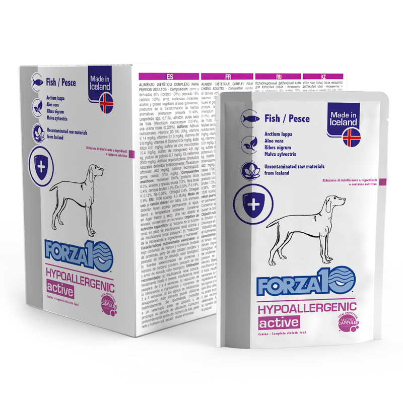 Forza 10 Diet Dog Adult Hypoallergenic Actiwet con Pesce 100 g