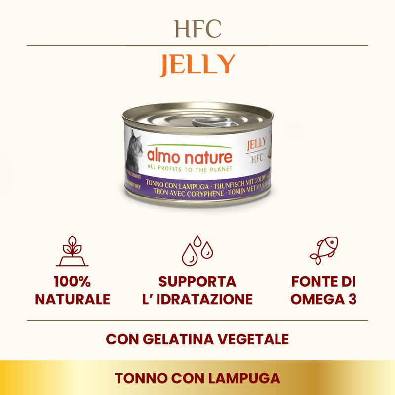 Almo Nature HFC Cat Jelly Tonno con Lampuga 70g