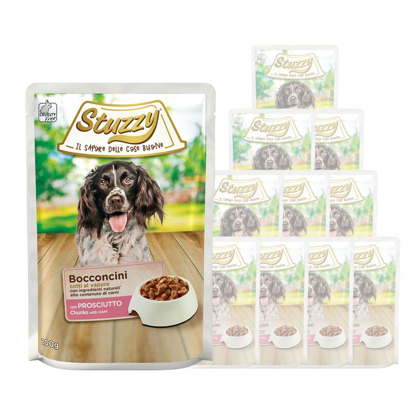 Stuzzy Dog Bocconcini con Prosciutto 100 gr