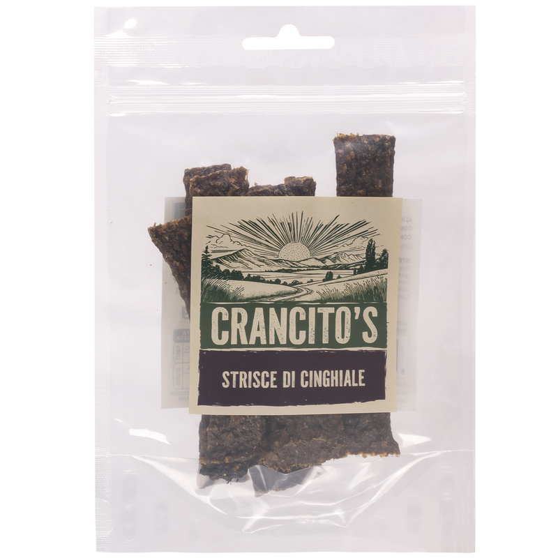 Crancito's Dog Adult Strisce di Cinghiale 80gr