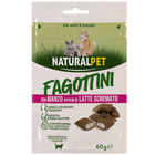 Naturalpet Snack Cat Sterilised Fagottini con Manzo ripieni di Latte scremato 60gr image number 0