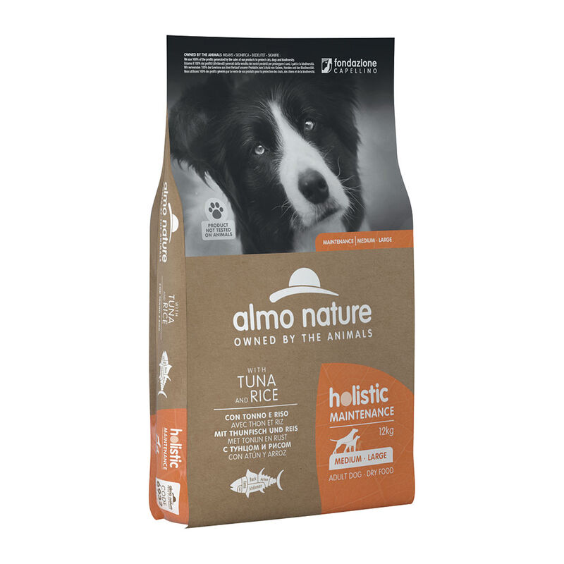 Almo Nature Holistic Tonno 12kg - Alimento completo per cani adulti