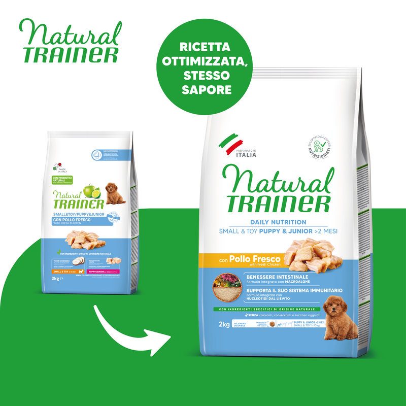 Natural Trainer Dog Puppy&Junior Mini Pollo 2 kg