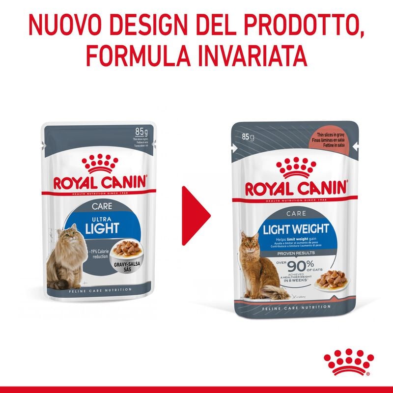 Royal Canin Cat Adult Light Weight in Gelatina 85gr