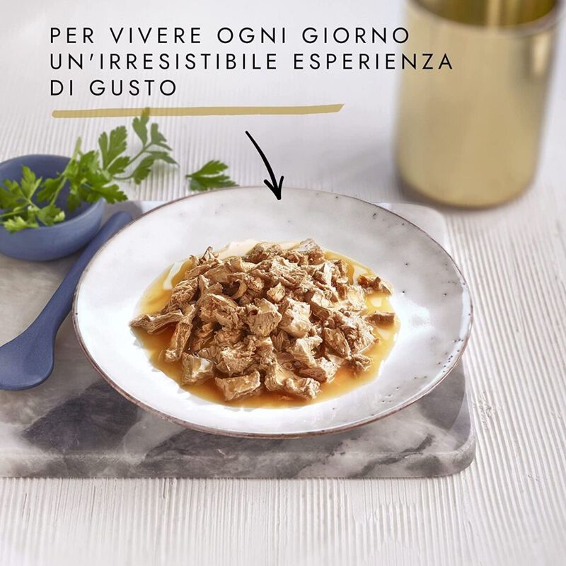 Gourmet Perle Cat Adult Trionfo di Salsa Tonno e Salmone 4 x 85 gr