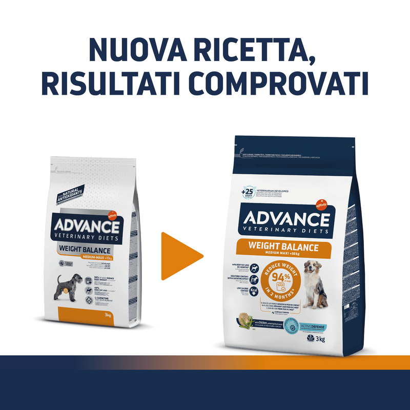 Advance Veterinary Diets Dog Adult Medium-Maxi Weight Balance 3 kg