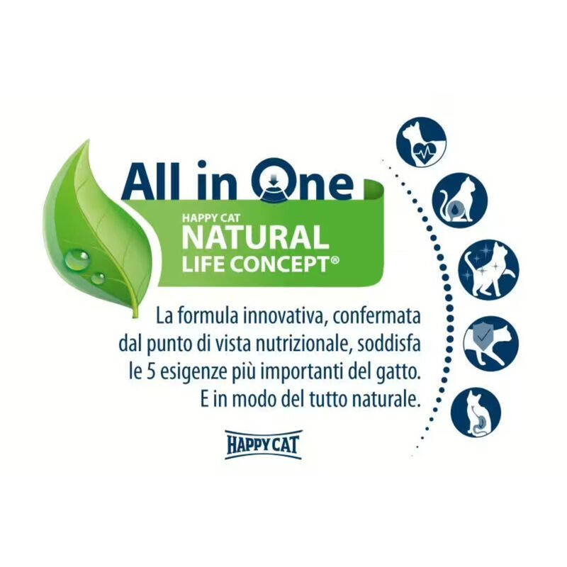 Happy Cat Sterilised Adult Atlantic con Salmone 300 gr