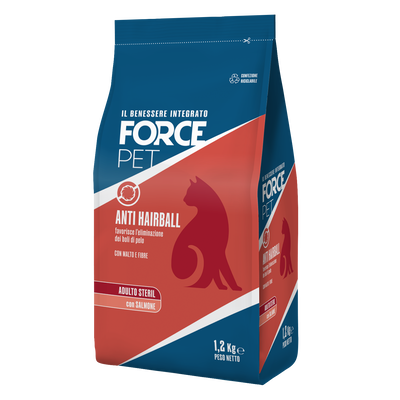 Forcepet Cat Adult Steril Antihairball con salmone 1,2kg