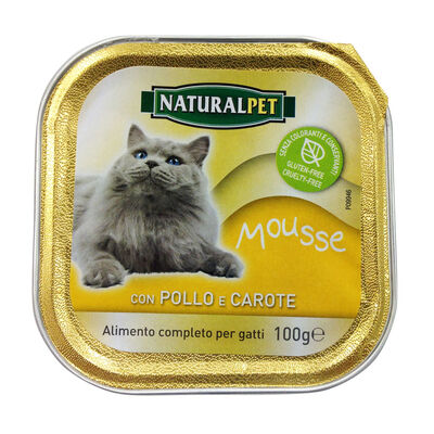 Naturalpet Cat Adult Paté con Pollo e Carote 100 gr
