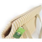 L'Isola dei Tesori Borsa Venere a righe Beige 40x25x21 cm