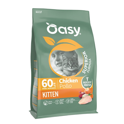 Oasy Superior Formula Kitten pollo 300gr